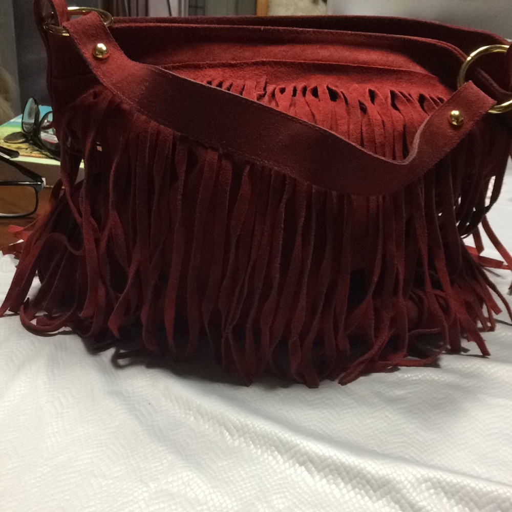 Boho suede bag 50% off